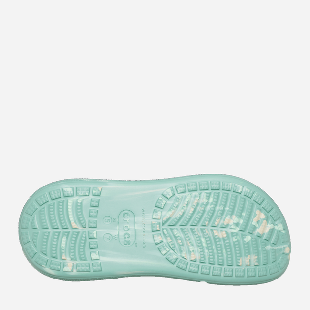 Жіночі крокси Crocs Classic Crush Marbled Clog W CR208265-JSMT 39-40 (M7/W9) 25 см М\'ятні (196265320486) - зображення 5