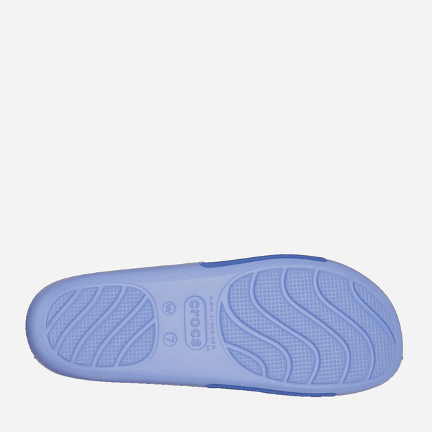 Жіночі шльопанці Crocs Splash Shine Slide CR208538-MOJE 37-38 (W7) 23 см Світло-сині (196265286393) - зображення 6