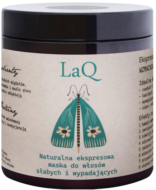 Maska do włosów LaQ ekspresowa wzmacniająco-odżywcza 8 w 1 250 ml (5902730839538) - obraz 1
