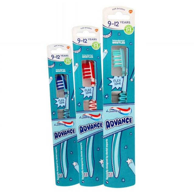 Szczoteczka do zębów Aquafresh Advance dla dzieci 9-12 lat 1 szt (5054563124142) - obraz 1