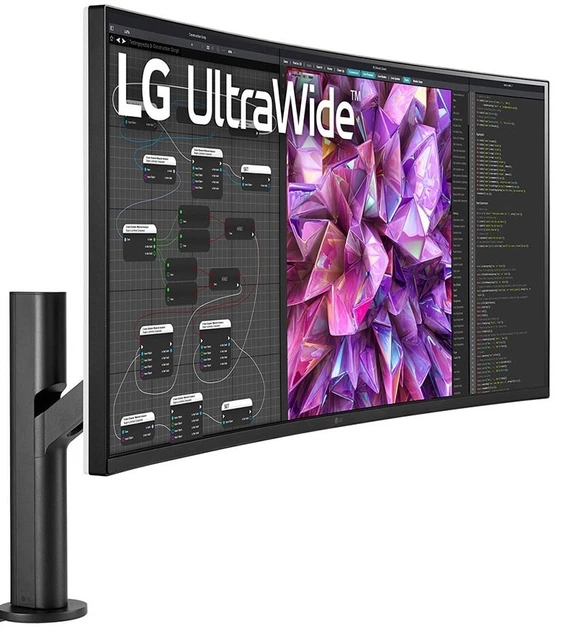 Монітор 38" LG Curved UltraWide 38WQ88C-W - зображення 3