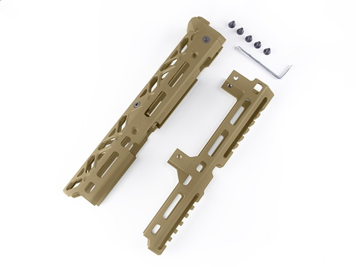 Цевье длинное КРУК CRC 1U044B M-Lok Coyote Tan для АКСУ - изображение 2