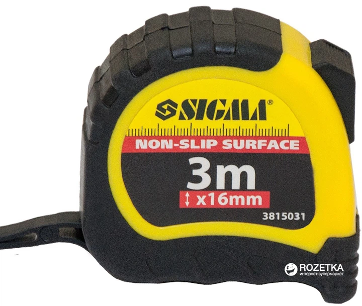 Рулетка shiftlock 3 м х 16 мм Sigma (3815031) - зображення 5