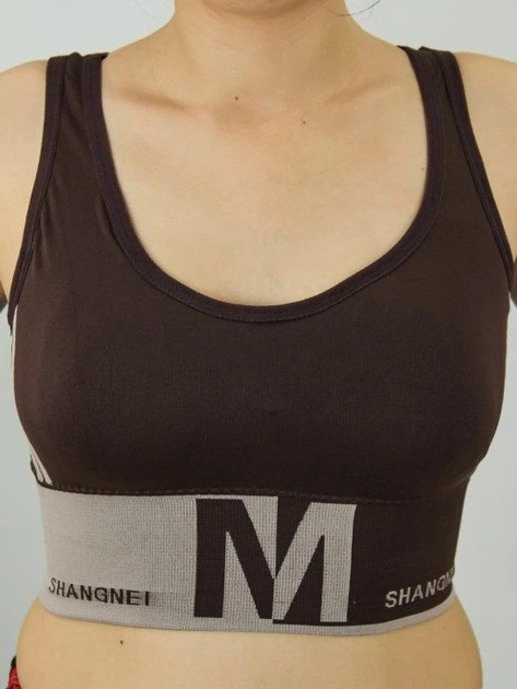 Бюстгальтер спортивний Shoulder Sports Suit NO Чорний One size (SH771952) - зображення 3