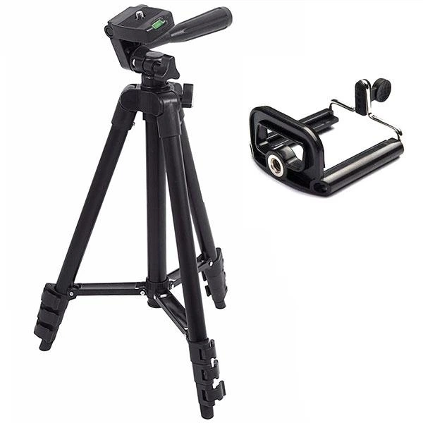 Штатив тренога Tefeng 3120 для камер смартфонов (SH7712962) - Фото 5 Штатив тренога Tefeng 3120 для камер смартфонов (SH7712962) - изображение 5