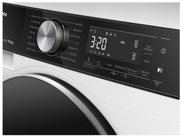 Пральна машина Hisense WF5S1045BW/UA 10.5 кг фронтальна інверторна А - зображення 10