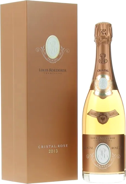 Шампанське Louis Roederer Cristal Rose Vintage 2013 рожеве брют 0.75 л 10.6-12.9% в подарунковій упаковці (3114080821350) - зображення 1