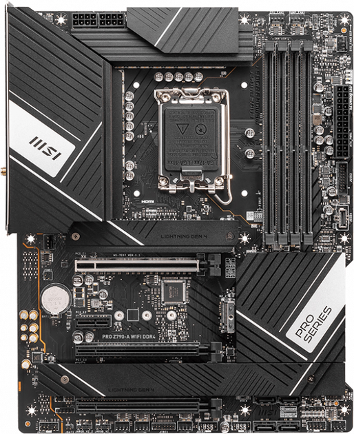 Płyta główna MSI PRO Z790-A Wi-Fi DDR4 (s1700, Intel Z790, PCI-Ex16) - obraz 1