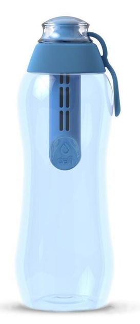 Пляшка для води Dafi Soft 300 мл з фільтром Синя (5902884102212) - зображення 1