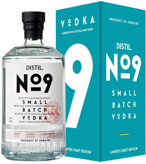 Водка Distil №9 Gift Box 0.7 л 40% (4820139240520) – фото
