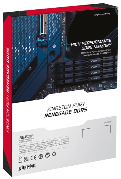Pamięć RAM Kingston Fury DDR5-6400 65536MB PC5-51200 (Kit of 2x32768) Renegade Black (KF564C32RSK2-64) - obraz 18
