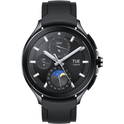 Смарт-годинник Xiaomi Watch 2 Pro Black Case with Black Fluororubber Strap (BHR7211GL) - изображение 2
