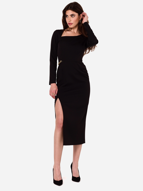 Жіноче плаття Makover K179 XL Чорний (5905563721117) - зображення 1