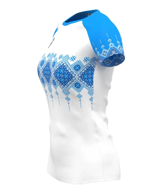 Волейбольна футболка жіноча RIGO LEGACY White-Blue M - Фото 4 Волейбольна футболка жіноча RIGO LEGACY White-Blue M - зображення 4