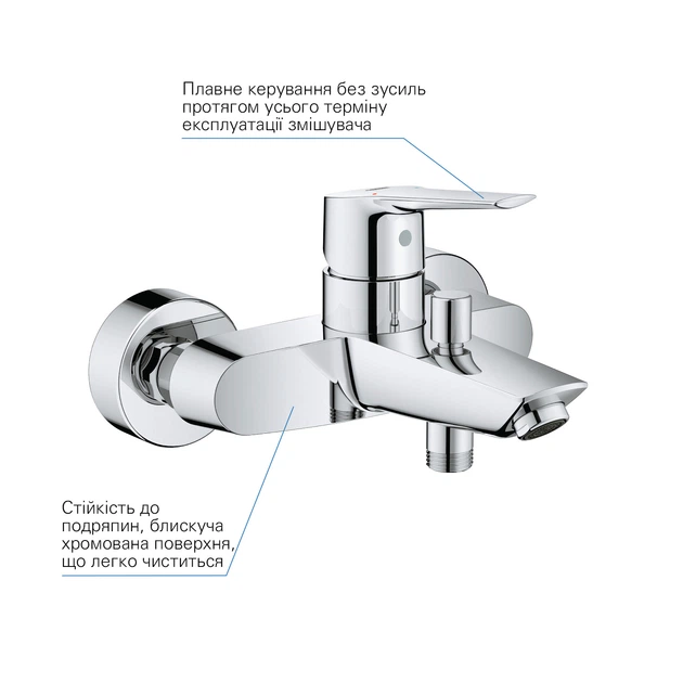 Змішувач для ванни Grohe QuickFix Start 25283002 - зображення 5