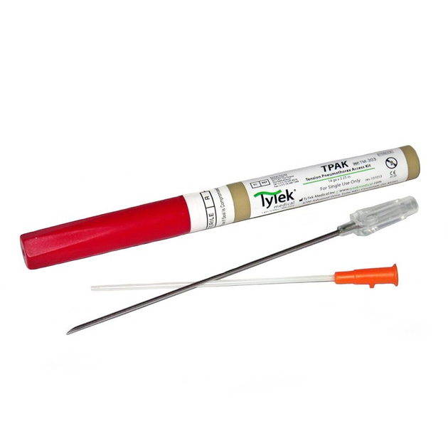 Декомпрессионная игла Pneumothorax Needle TyTek Medical TPAK 14G - изображение 1