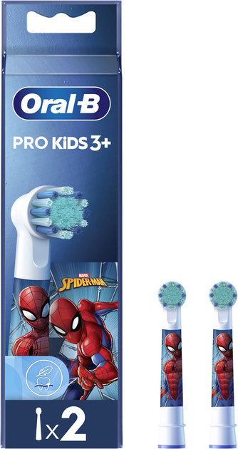 Насадки для электрической зубной щётки Oral-B Kids Человек-паук, 2 шт (8006540805008) - изображение 1