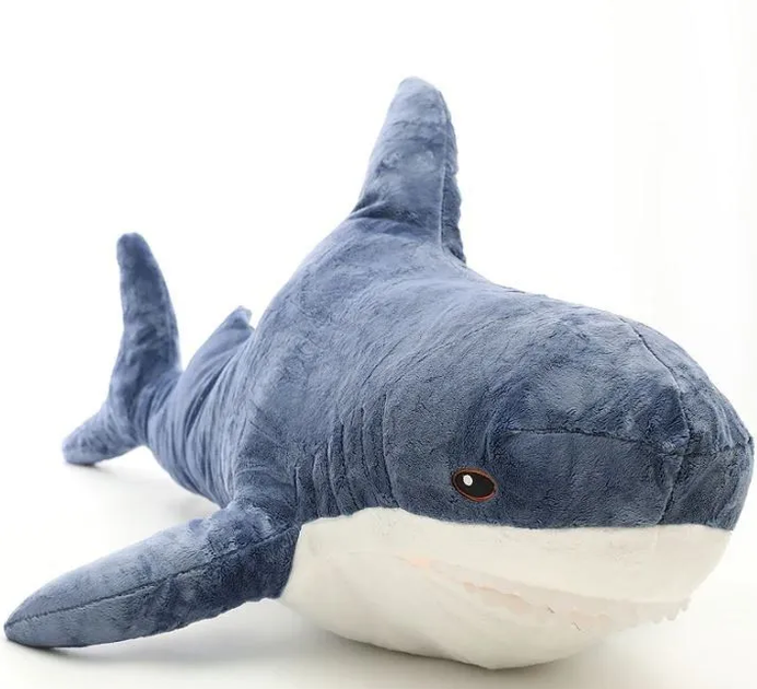 Детская мягкая игрушка Акула 140см Серый – фото, отзывы, характеристики ...
