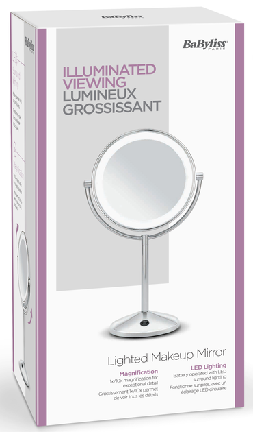 Lusterko kosmetyczne BaByliss 9436E (3030050154894) - obraz 5