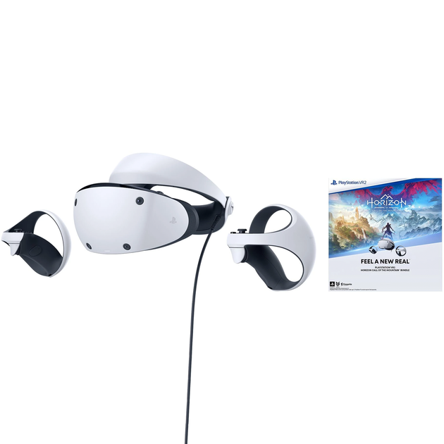 Окуляри віртуальної реальності для Sony PlayStation VR2 + Horizon Call of the Mountain - Фото 1 Окуляри віртуальної реальності для Sony PlayStation VR2 + Horizon Call of the Mountain - зображення 1