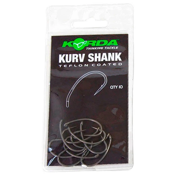 Гачки Korda Kurv Shank Hook №4 KKS4 - изображение 2