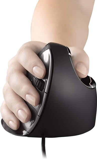 Mysz Evoluent Vertical Mouse D Medium USB Black (VMDM) - obraz 4