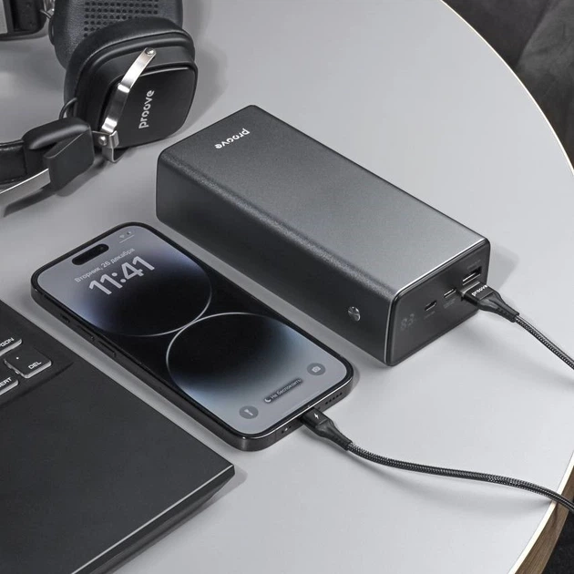 УМБ Power Bank Proove Metalskin 65W 30000mAh - Фото 6 УМБ Power Bank Proove Metalskin 65W 30000mAh - зображення 6
