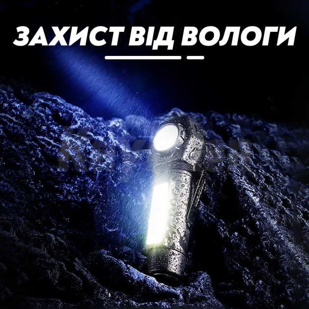Налобний ліхтар Andowl Q-TD101X1 акумуляторний LED ліхтарик - зображення 5