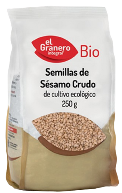 Nasiona sezamu El Granero Raw Sesame Seeds Bio 250 g (8422584018226) - obraz 1
