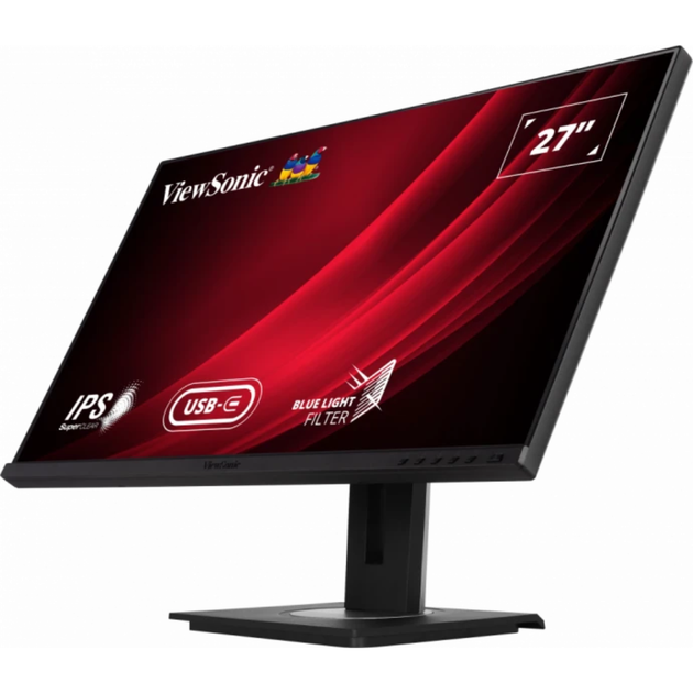 Монитор 27" ЖК ViewSonic VG2755-2K IPS/2560х1440 безрамочный/поворотный экран Черный - изображение 3