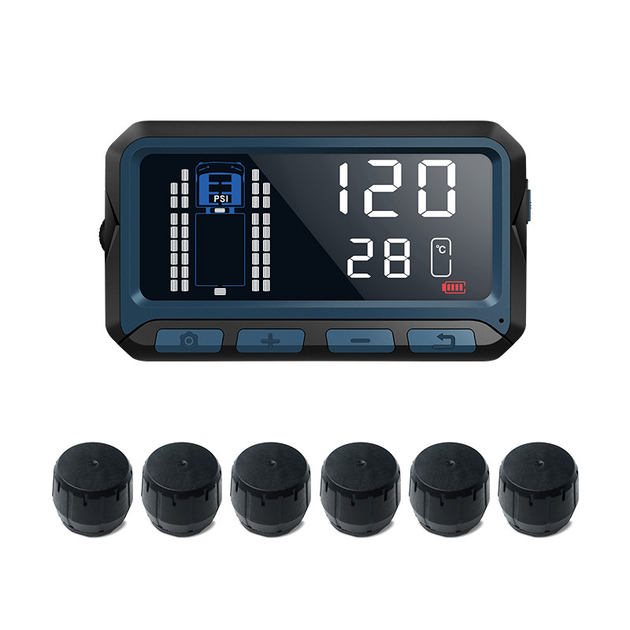 Система контроля давления и температуры в шинах TPMS Careud D550S для грузовиков, 6 датчиков - изображение 1