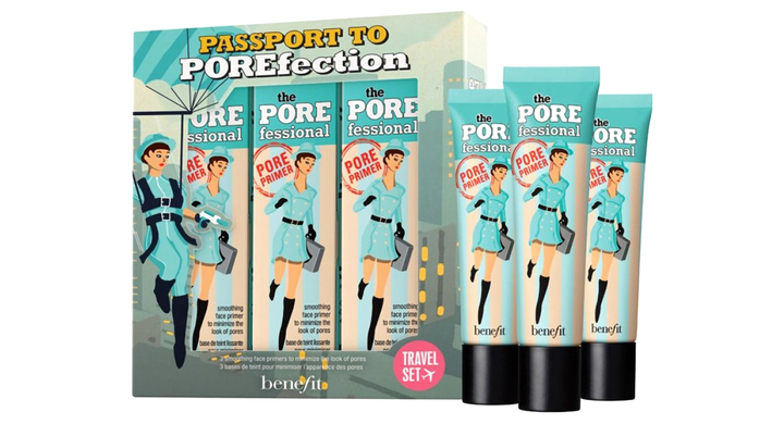 Zestaw kosmetyków do makijażu Benefit Passport to Porefection Porefessional Baza pod makijaż 3 x 22 ml (602004057433) - obraz 1