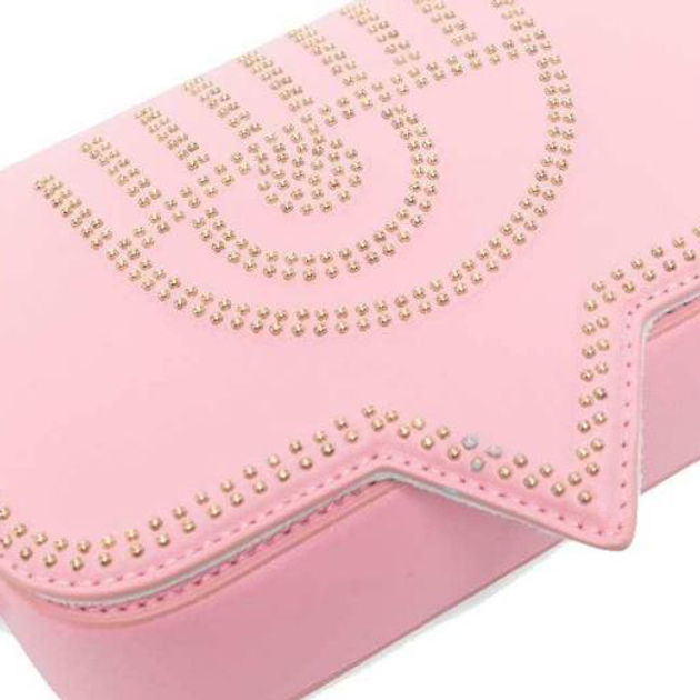 Сумка крос-боді жіноча Chiara Ferragni 74SB4BA2ZS518 Рожева (8052672426444) - зображення 3