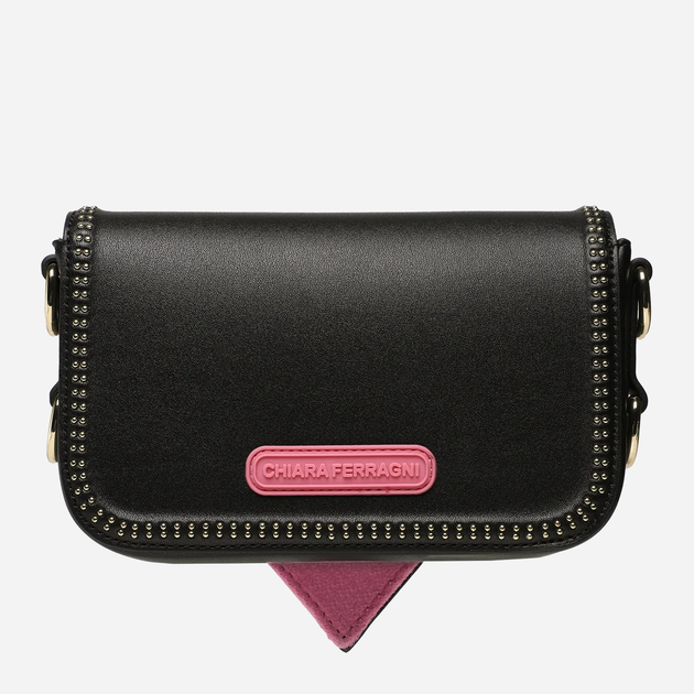 Сумка крос-боді жіноча Chiara Ferragni 74SB4BA2ZS518 Чорна (8052672426451) - зображення 3