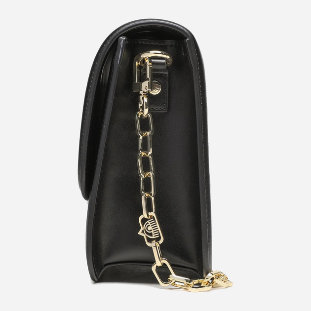 Torebka crossbody damska Chiara Ferragni 74SB4BB1ZS730 Czarna (8052672351517) - obraz 3