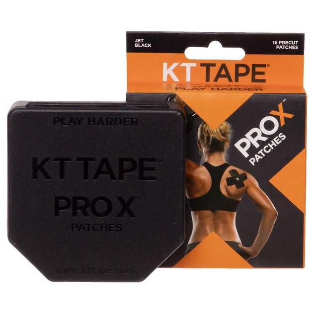Кинезио тейп (Kinesio tape) KTTP PRO X STRIP 15шт черный - изображение 2