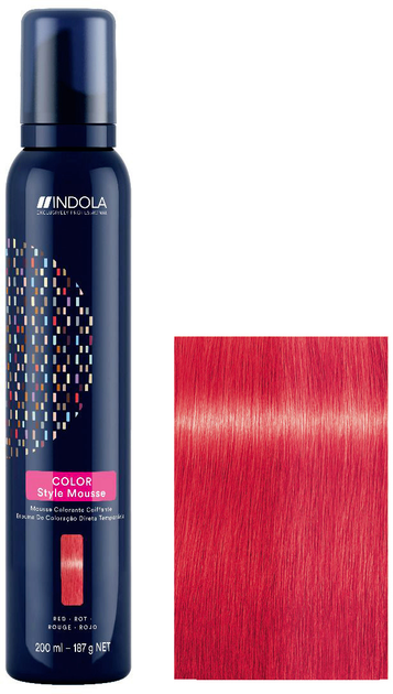 Мус для фарбування волосся Indola Color Style Червоний 200 мл (4045787603613) - зображення 1