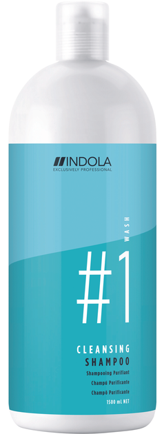 Szampon Indola Innova Cleansing do głębokiego oczyszczania włosów i skóry głowy 1500 ml (4045787719598) - obraz 1