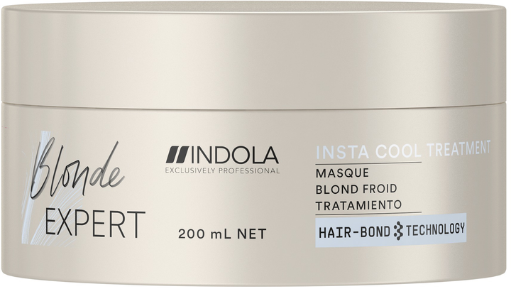 Маска Indola Blonde Expert Care Insta Cool для Нейтралізації та Догляду за світлим волоссям 200 мл (4045787827422) - зображення 1
