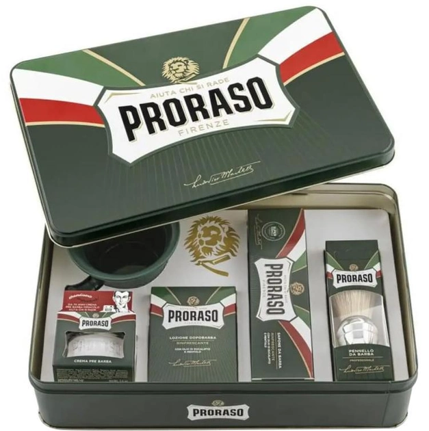 Zestaw upominkowy do golenia Proraso Classic Shaving Set Eucalyptus (8004395002207) - obraz 1