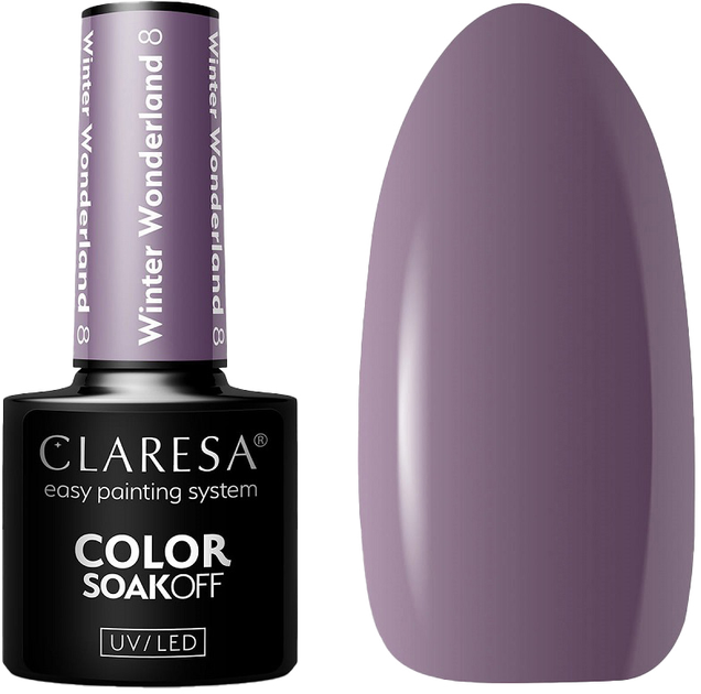 Гель-лак для нігтів Claresa Soak Off UV/LED Winter Wonderland 8 5 г (5903819817317) - зображення 1