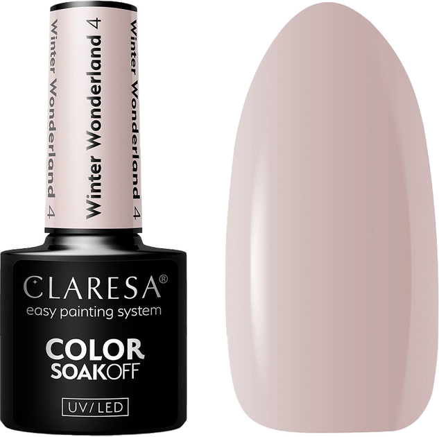 Гель-лак для нігтів Claresa Soak Off UV/LED Winter Wonderland 4 5 г (5903819817270) - зображення 1