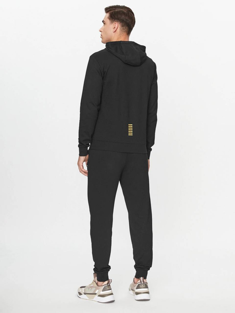 Dres męski EA7 Train Core Id M T-Suit Hoodie Rn Ch Coft S Black (8056861842206) - obraz 2