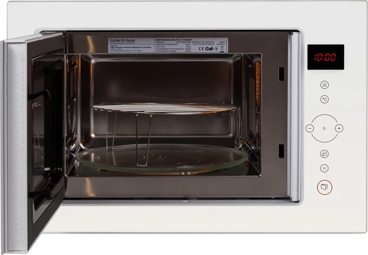 Встраиваемая микроволновая печь GUNTER&HAUER EOK 2502 WH - изображение 4