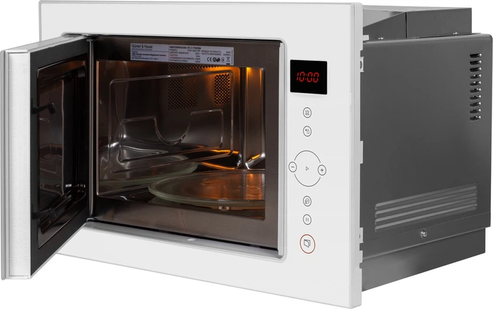 Встраиваемая микроволновая печь GUNTER&HAUER EOK 2502 WH - изображение 5