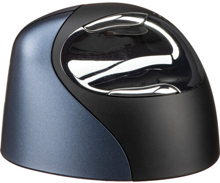 Миша Evoluent VerticalMouse 4 Wireless Black/Blue (VM4RW) - зображення 3
