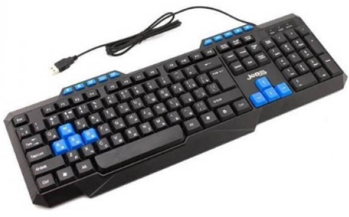 Клавіатура дротова Jedel K518 USB Black (YT19265) - зображення 2