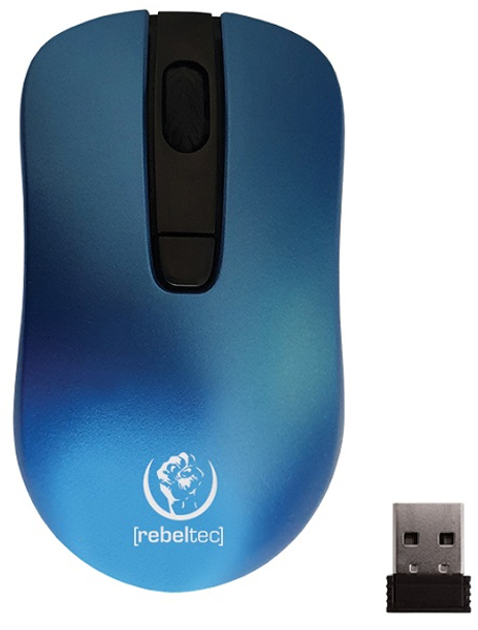 Mysz Rebeltec Star Wireless Niebieska (RBLMYS00057) - obraz 1