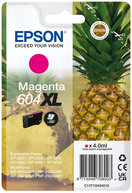 Tusz Epson 604XL Magenta (8715946708003) - obraz 1