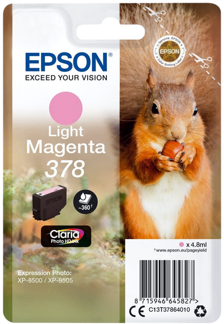 Tusz Epson 378 Magenta (8715946645827) - obraz 1